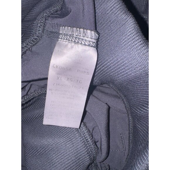 Womens Scrub Pants XL Grey Elastic Waist Pockets - Picture 2 of 7